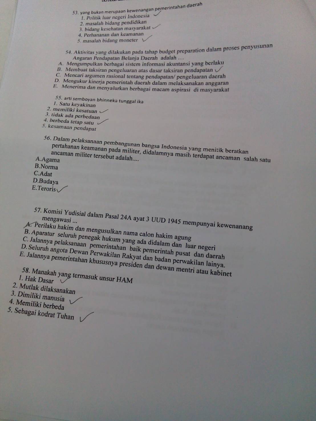 Contoh Soal Sejarah Beserta Jawabannya