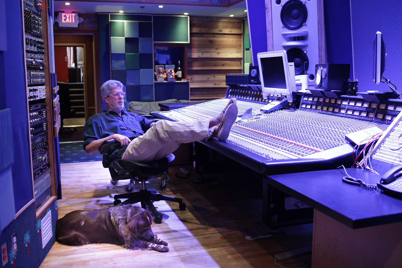 Joe Galdo On Music And The Biz It S All A Hologram Joe With Paco Inside Studio A At The Legendary South Beach Studios Miami Florida
