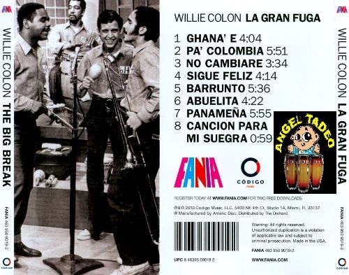 ANGEL TADEO BALLESTEROS DIAZ DE ESMERALDAS ECUADOR . WILLIE COLON