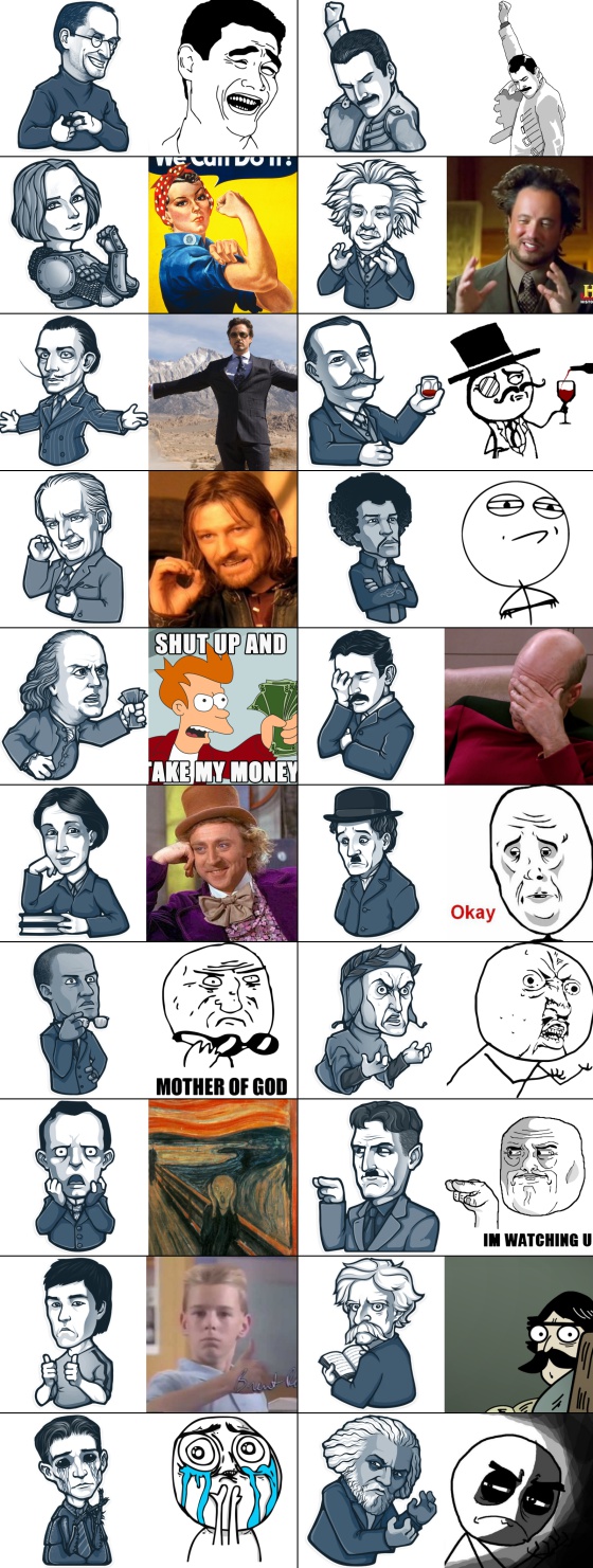 blogazte ¿QUIÉN ES QUIÉN EN LOS STICKERS DE TELEGRAM?