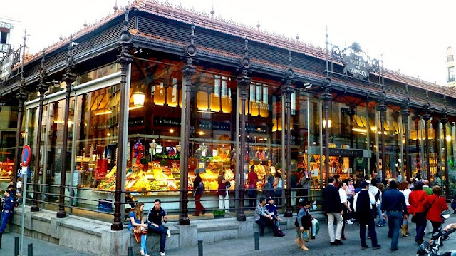 Mercado de San Miguel em Madri Mercado de San Miguel em Madri