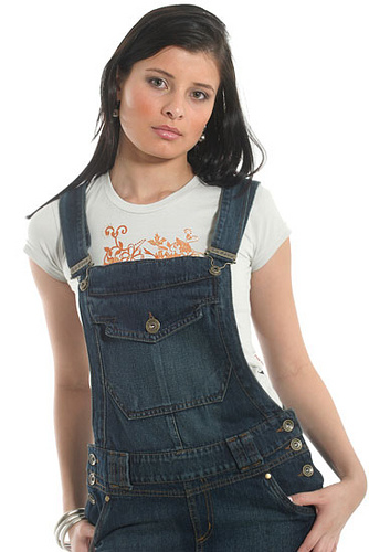 Girls Wearing Denim Overalls: From Flickr Group - 'The Overalls Project'