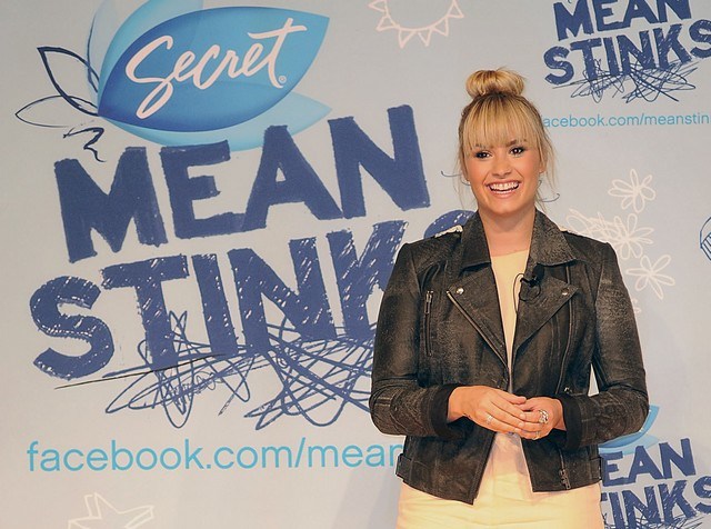 Demi Lovato the new ambassador of Mean Stinks