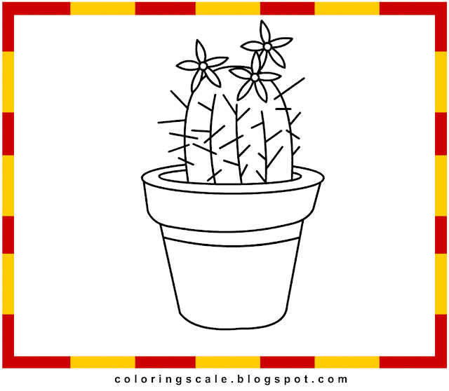 cactus coloring pages for kids printable - photo #38