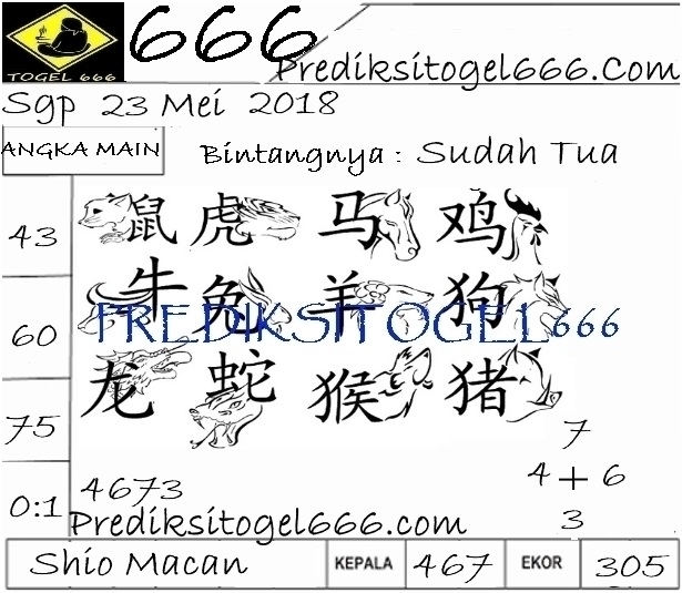 Syair Togel Singapura Rabu 23 Mei 2018