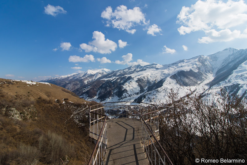 Greater Caucasus Mountain Range Georgia Winter Travel