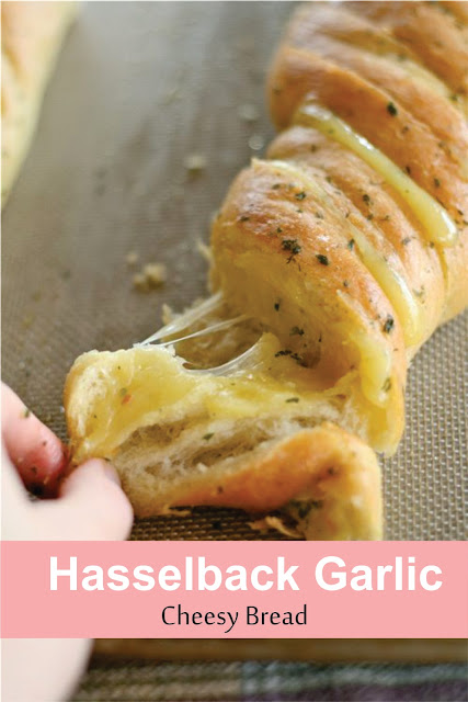 Hasselback Garlic Cheesy Bread