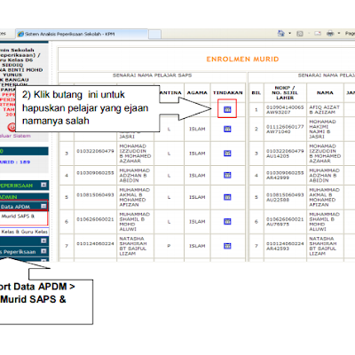 Saps Ibu Bapa Salah Ejaan Nama Pelajar