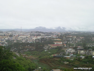 Dalat city from Telepheric