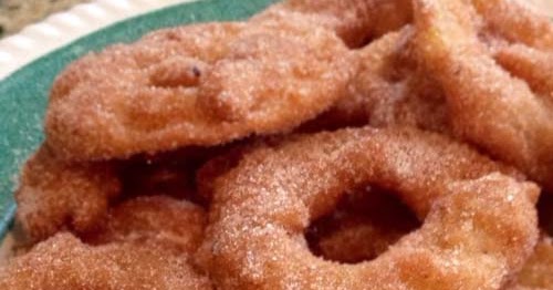 Homemade Crispy Apple Fritter Rings Food Fun And Happiness