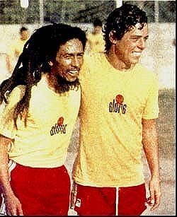 Bob Marley no Brasil: o dia em que o músico jamaicano jogou