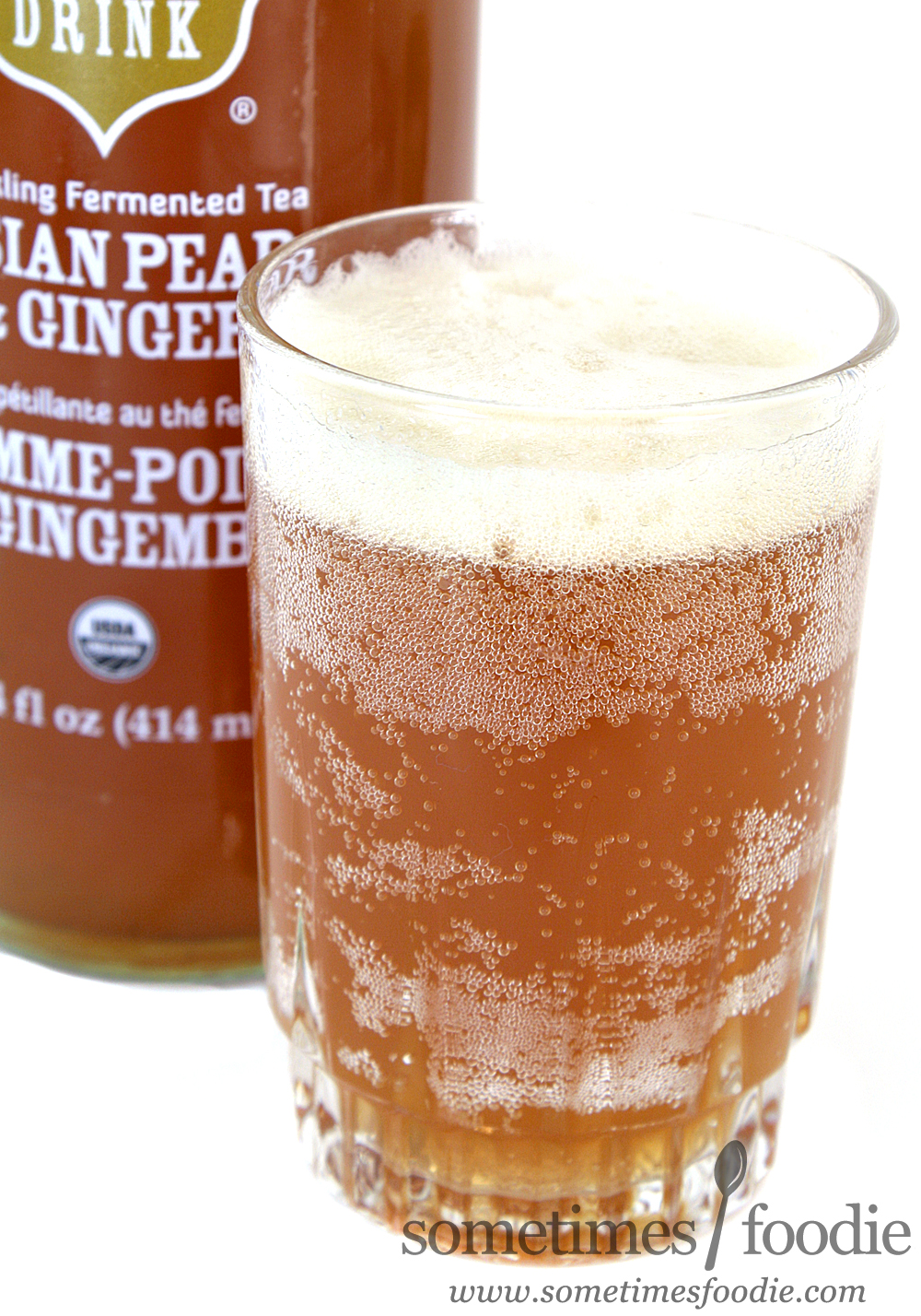 Sometimes Foodie Asian Pear & Ginger Kombucha Aldi