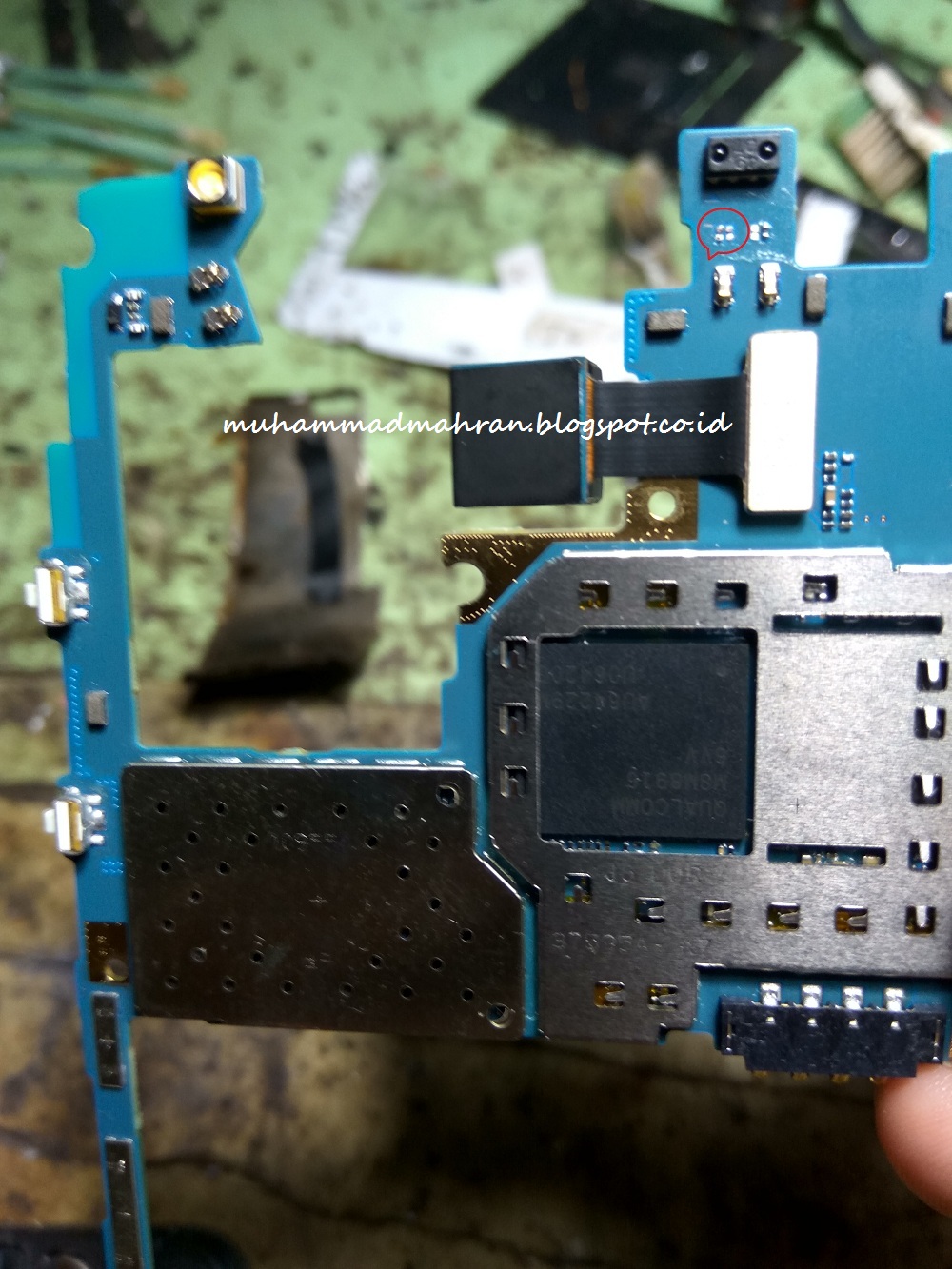 Samsung J5 (J500G) Layar Kedip dan Mesin Panas