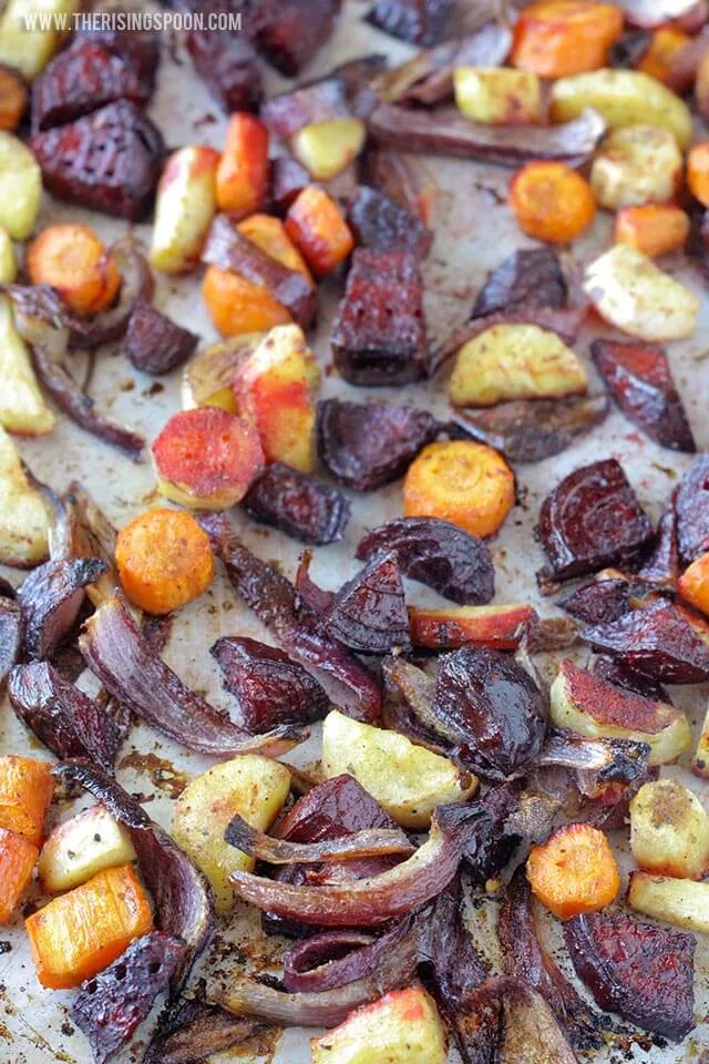 Thanksgiving Side Dish Recipe: Balsamic Oven-Roasted Root Vegetables