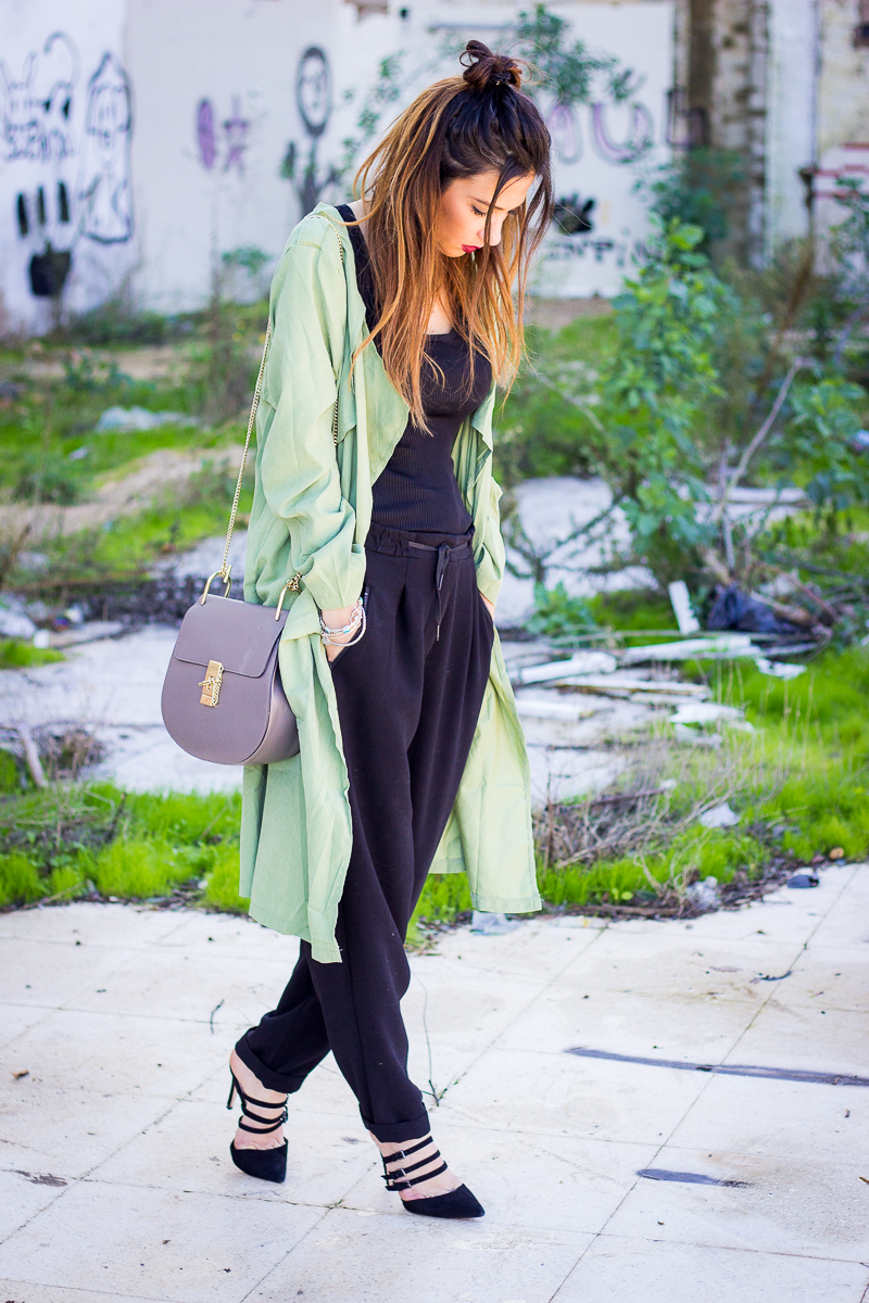 hipster trench
