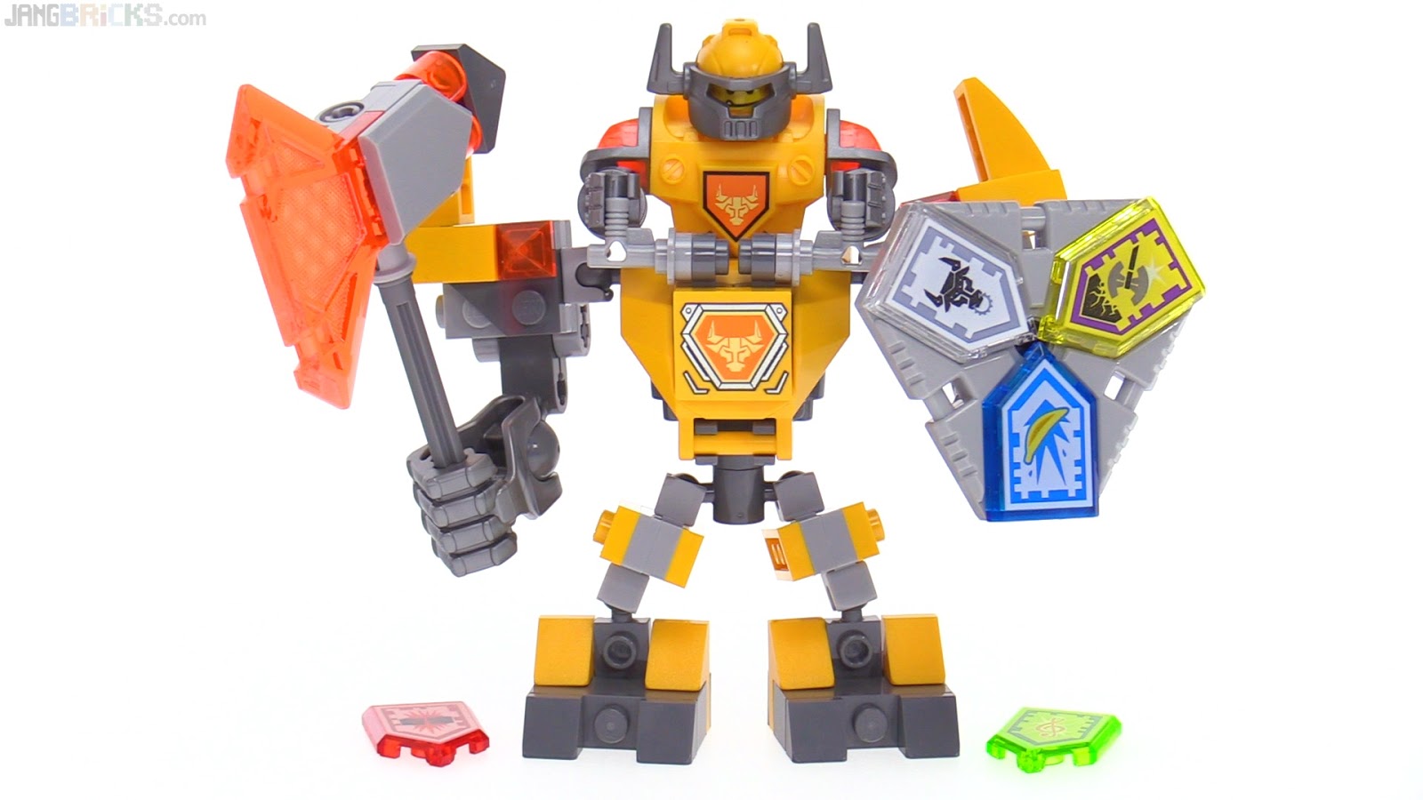 Two more LEGO NEXO Knights Battle Suits reviewed: Axl & Lance