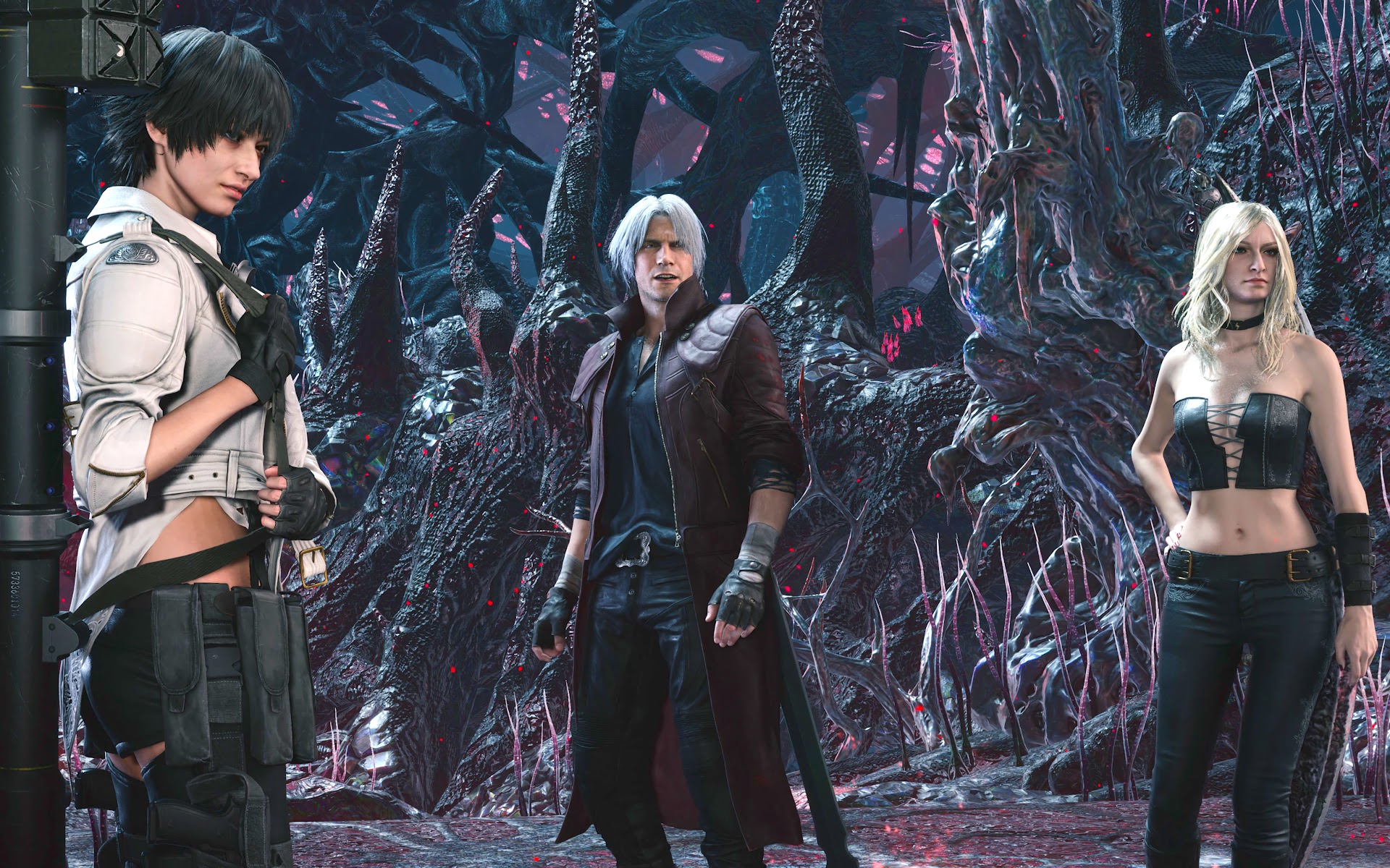 Lady, Dante, Trish, Devil May Cry 5, 8K, 228 Wallpaper PC Desktop