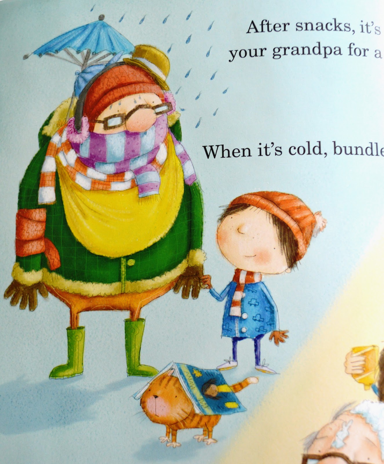 TEXTILE TROLLEY Book Review How to Babysit a Grandpa by Jean Reagan