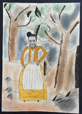 Art with Mrs Baker: Grade 5 Gold Rush Artworks