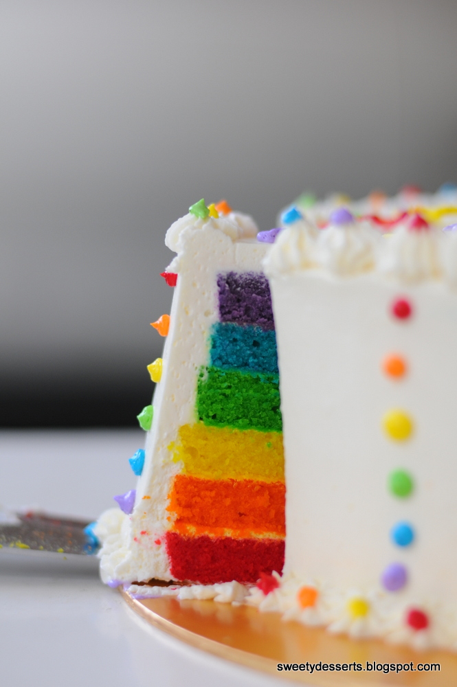 Italian Rainbow Cake AQisH Sweety DesSerts