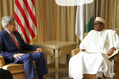 U.S. Secretary of State, John Kerry with General Buhari
