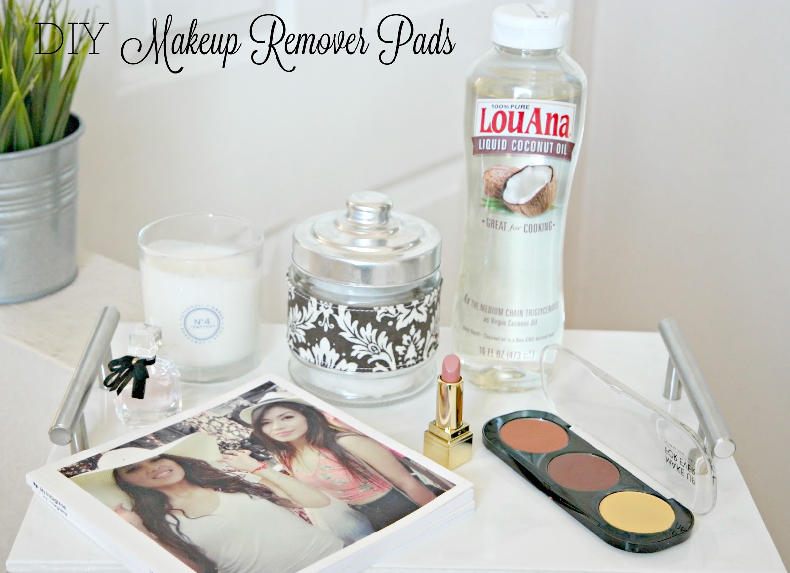 DIY Organic Makeup Remover Pads 5 Eyeliners and a Gloss