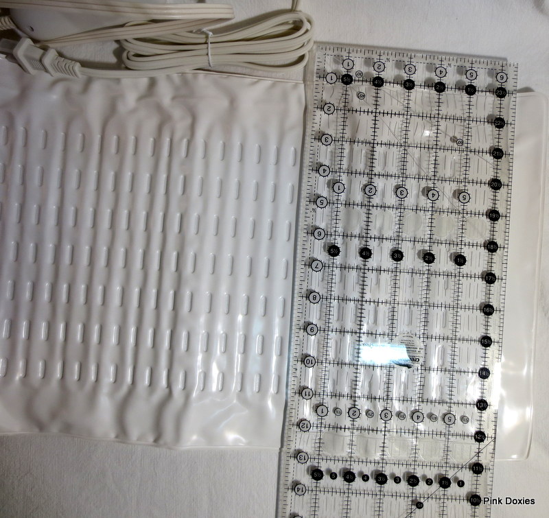 Julie Stocker Quilts at Pink Doxies Easy Quilted Heating Pad Cover