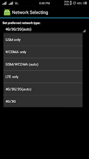 Cara Mengunci Jaringan 4G LTE Agar Tidak Berpindah Ke 3G(H+)/2G