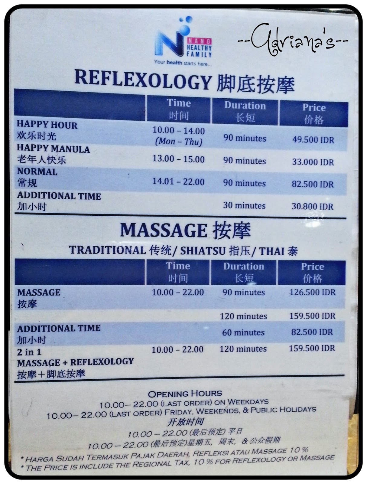 Nano Reflexology Tangcity