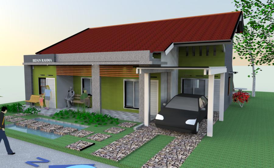 Rumah minimalis 1 lantai rumah sederhana rumah elegan dengan pagar 