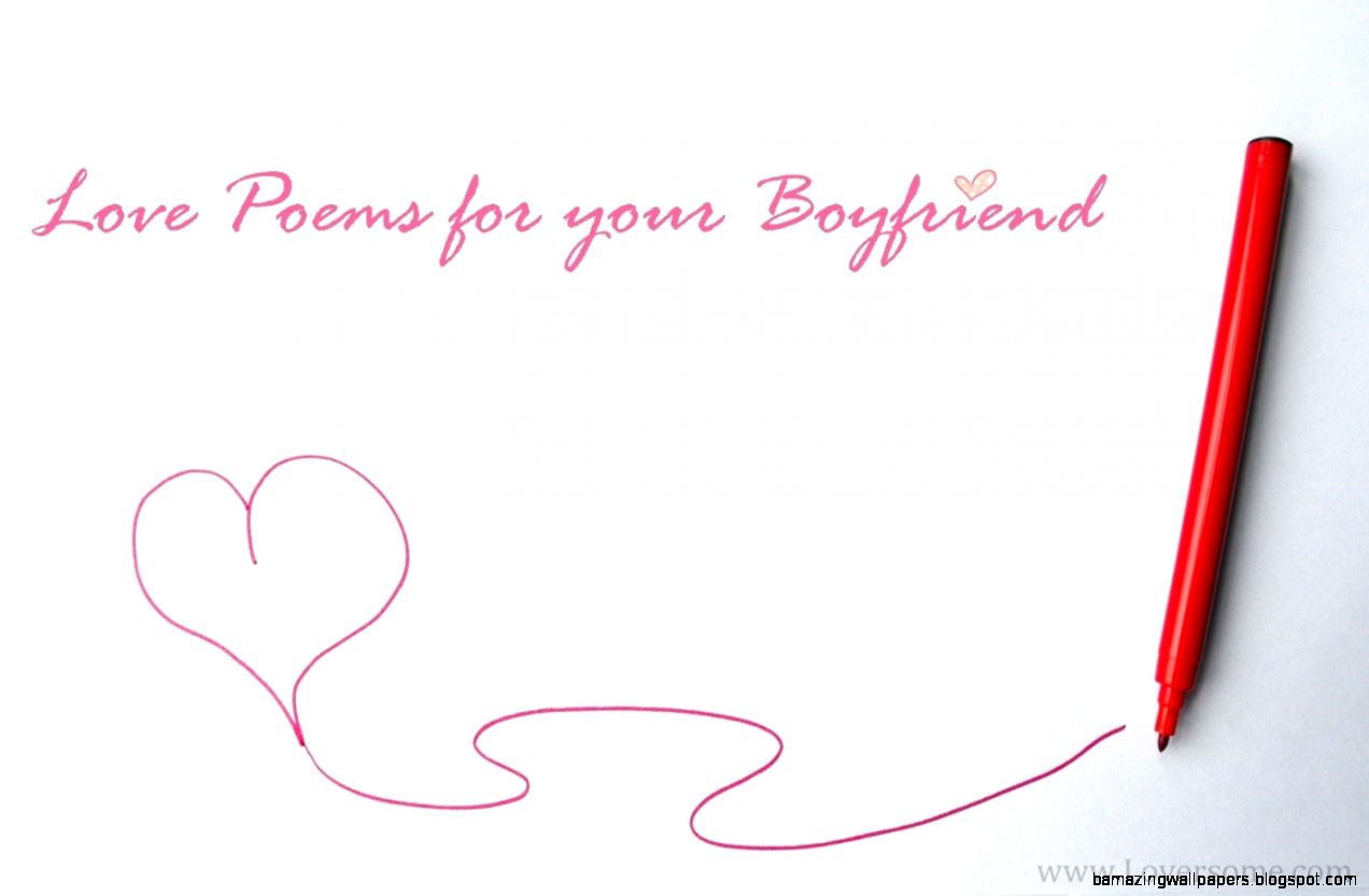 Love poems for your boyfriend that will make him smile