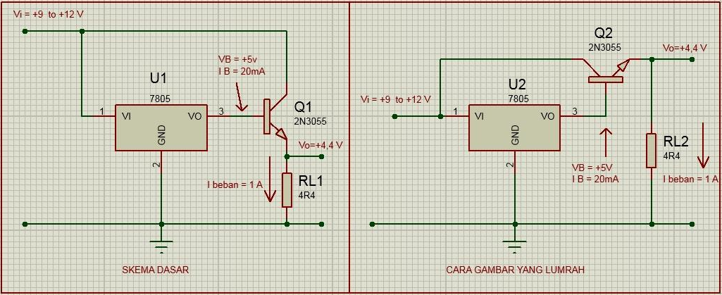 The classical power supply (7805 current expanding) circuit - Power_Supply_Circu
