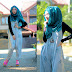 Inspirasi Baju Pantai Hijab Warna Pink