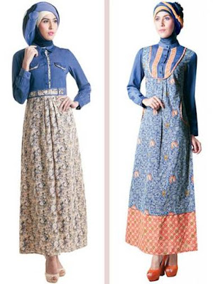 model baju batik modern hijab populer model baju batik modern hijab populer