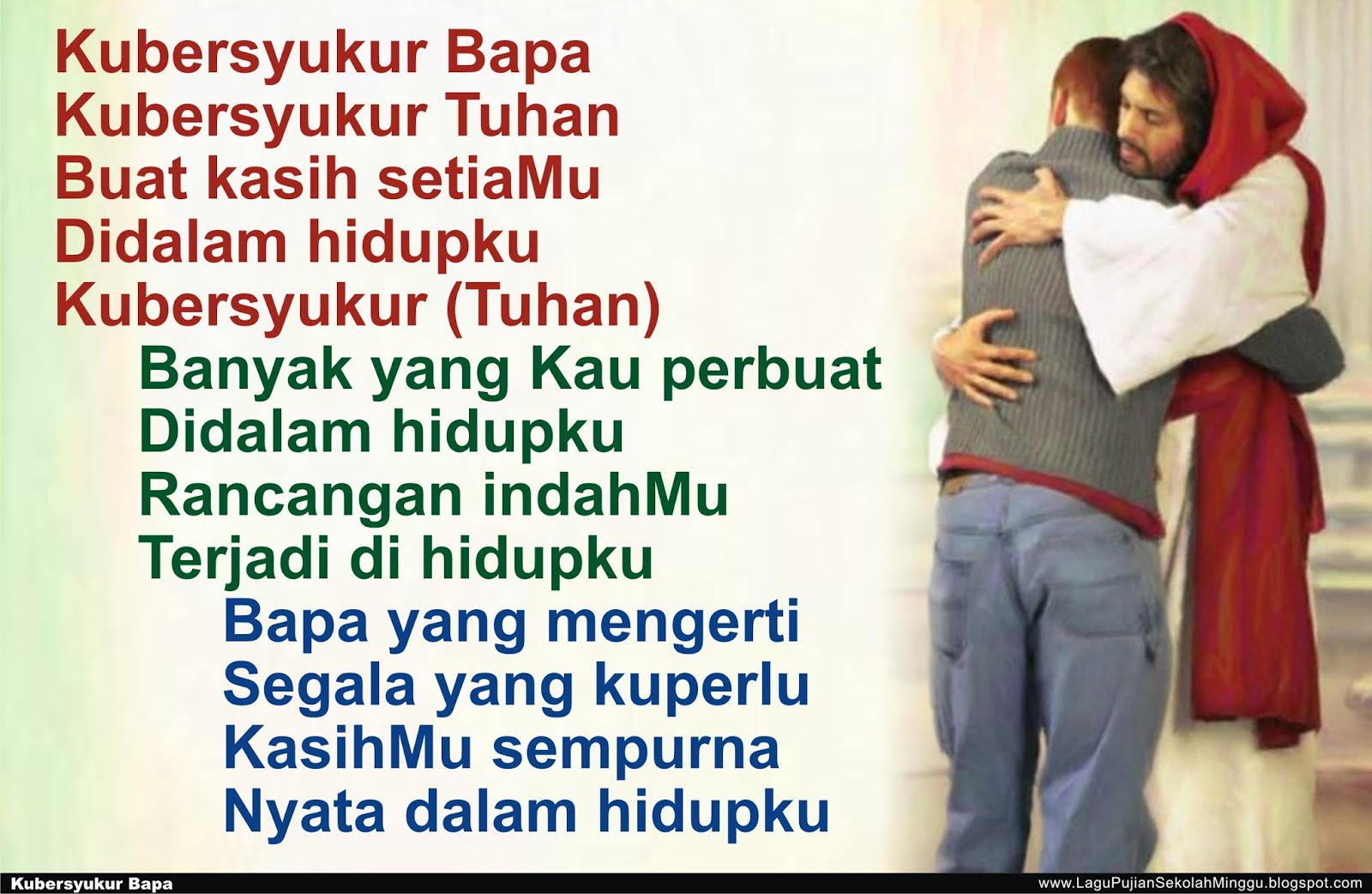 Lirik Lagu Pujian Rohani Kristen Sekolah Minggu Gereja Tuhan Yesus