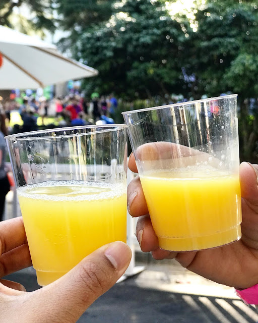 Our mimosas!