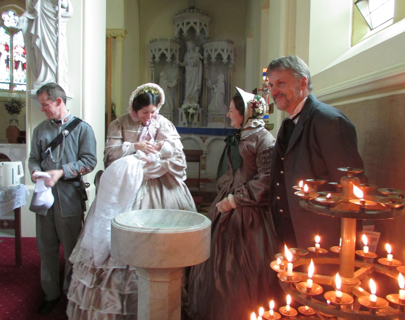 Stepping Into History Christening