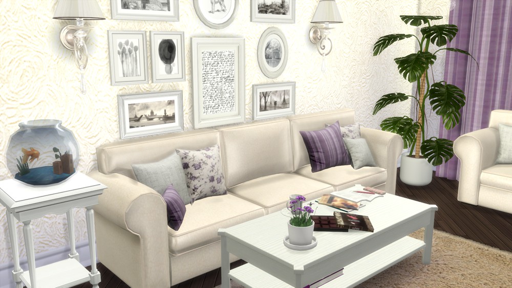 blue living room ideas sims 4