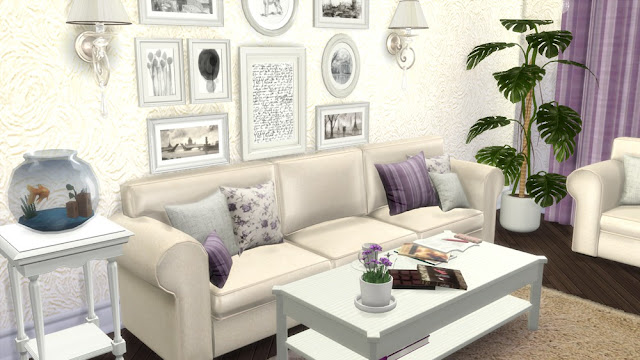 sims living room cc