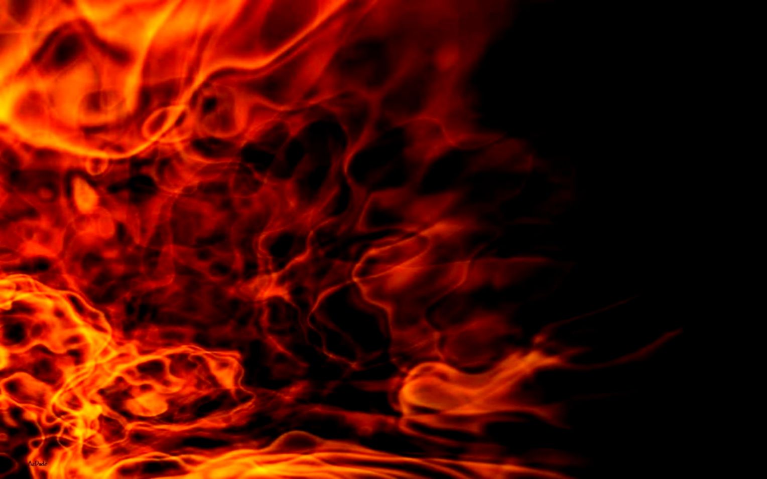 1680x1050 HoTTT Flames Wallpaper Download