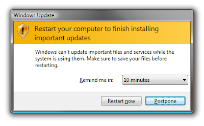 Cara Mencegah Windows Restart Setelah Update