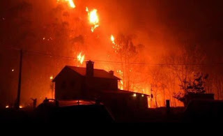 Resultado de imagen para incendios galicia asturias portugal illuminati