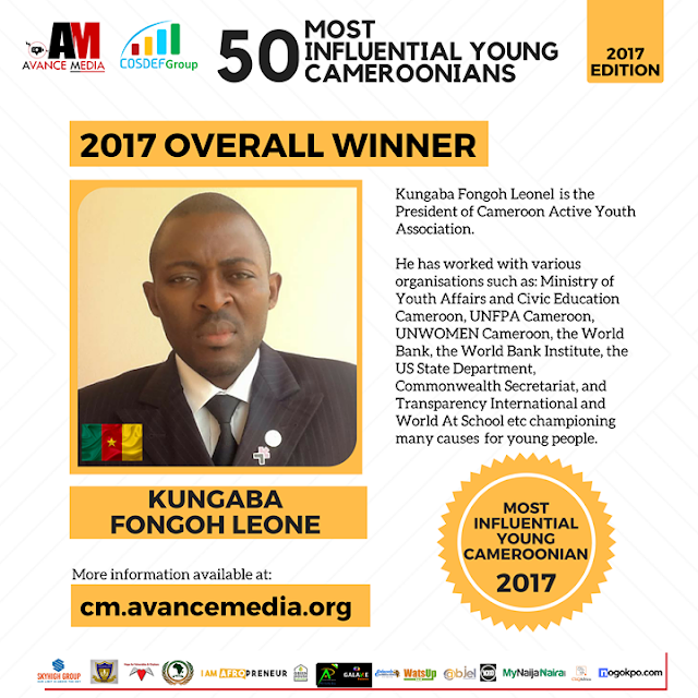 Official Ranking and Awards 50 Most Influential Young Cameroonians