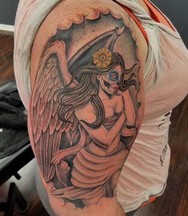 Angel tattoo designs idea