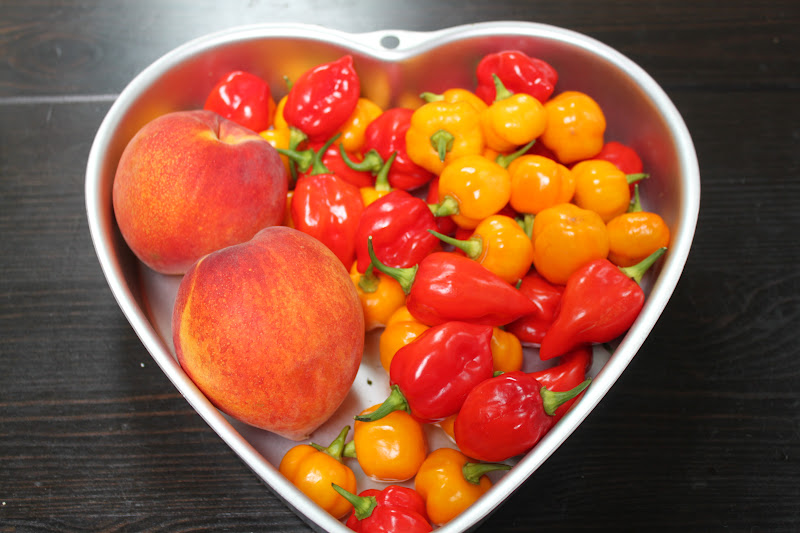 Of Blossoms and Greens: The Makings of a Peach-Habanero Hot Sauce