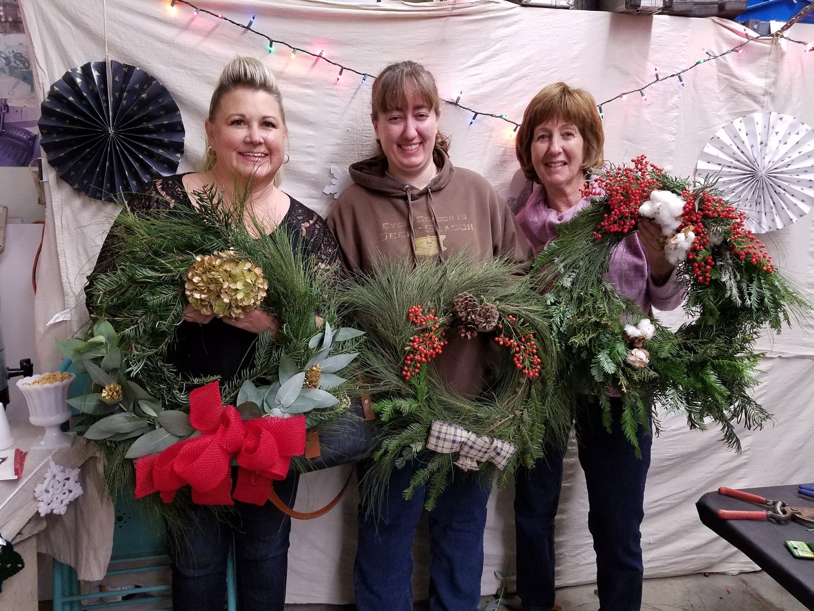 Windmill Farm Wreath Making Classes A Wonderful Experience With Friends