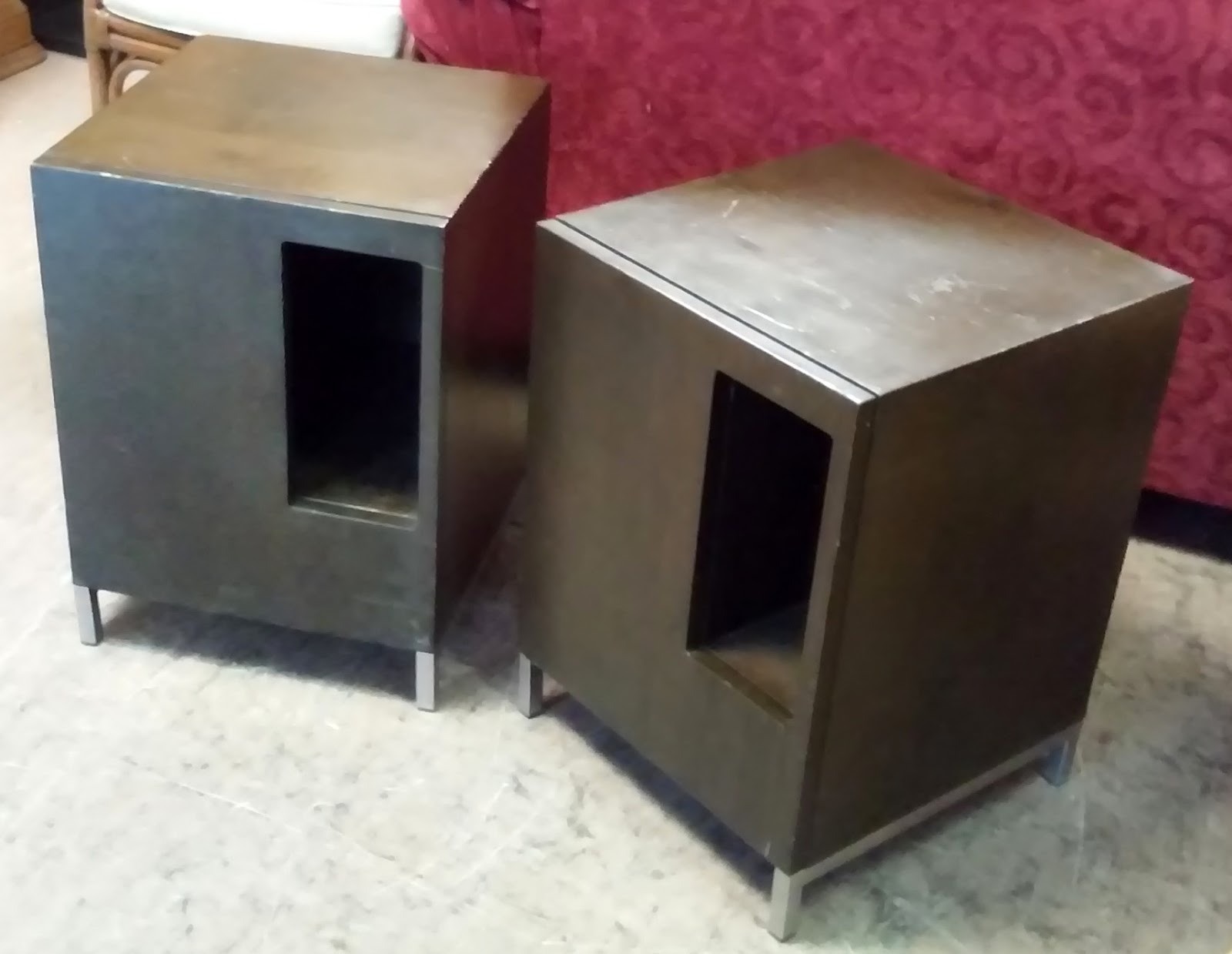 UHURU FURNITURE & COLLECTIBLES SOLD ** REDUCED** Modern Asian End