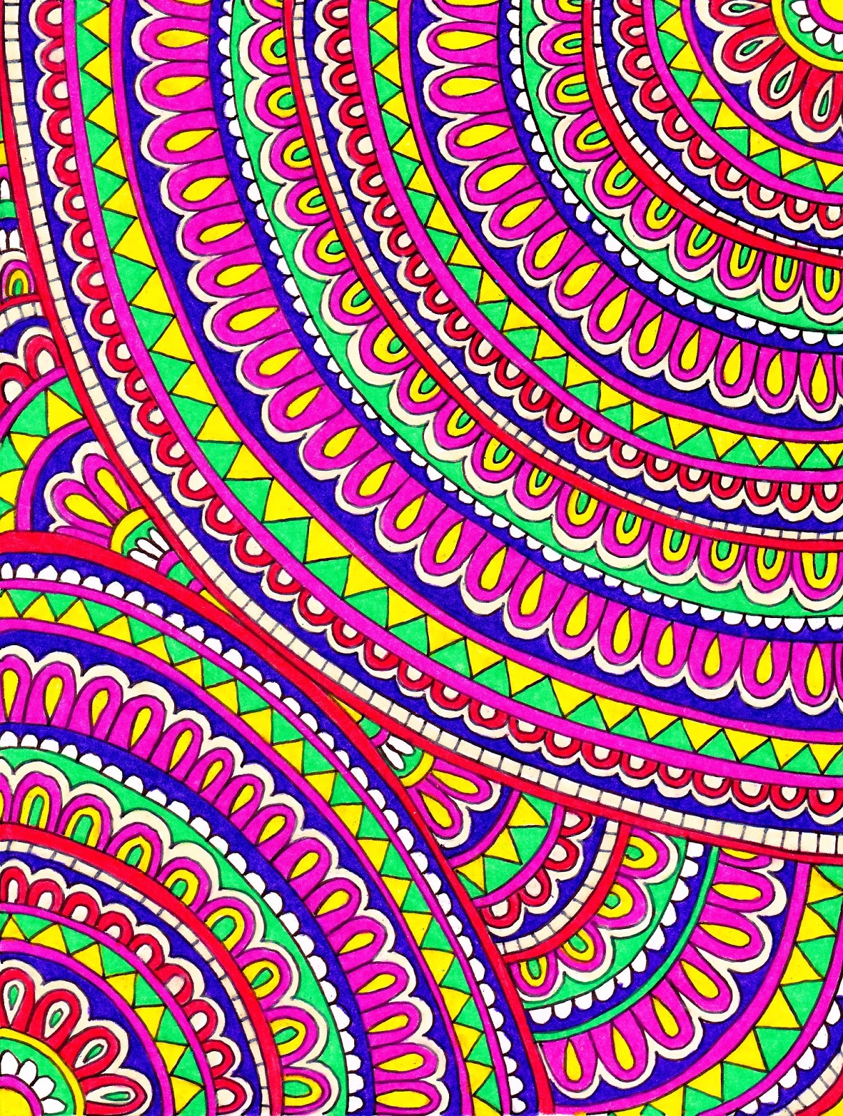 Periwinkle Peacoat Corner Mandalas