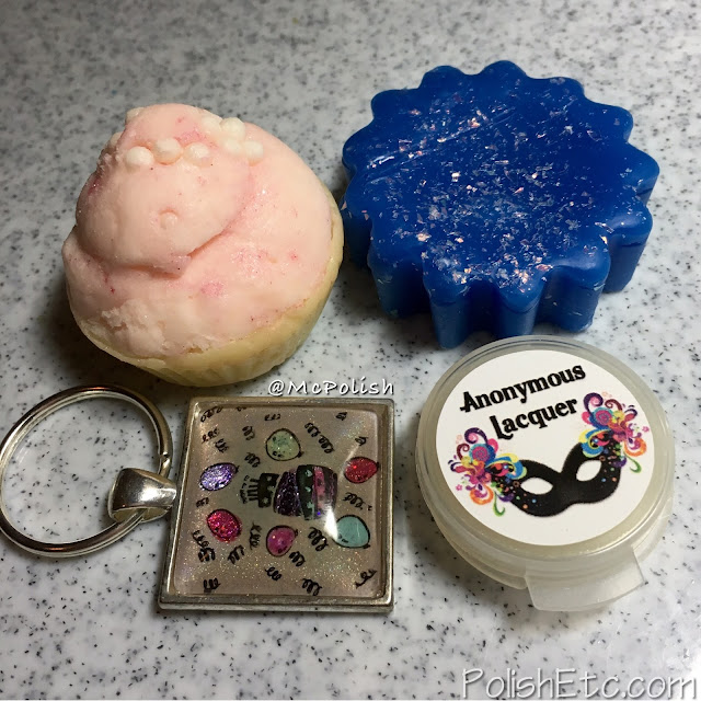 Awesome Sauce Indie Box - The Cake Box - McPolish - extra goodies