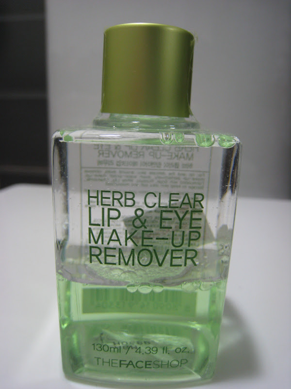 Beauty Blog The Face Shop Herb Clear Lip & Eye MakeUp Remover